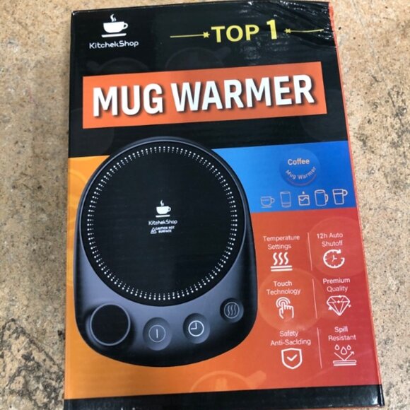 Coffee Mug Warmer – Fast Heating, 4 Temp Settings, Auto Shut-Off (Black) - Picture 4 of 4